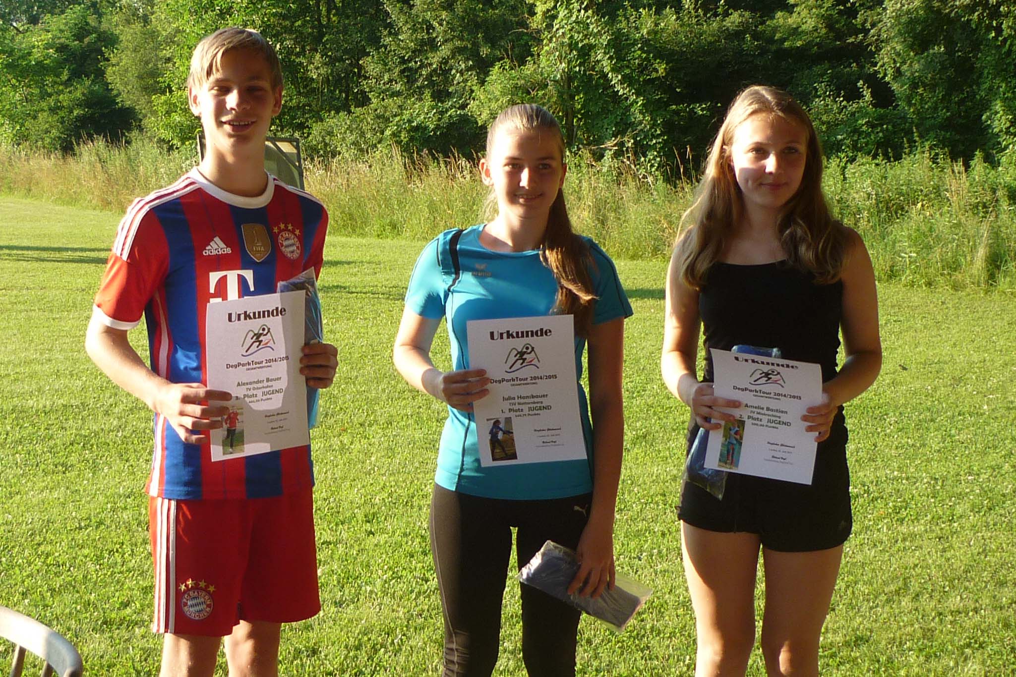 TSV Natternberg - Orientierungslauf - DegParkTour 2016